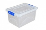2 Litre Plastic Storage Boxes with Clip on Lids